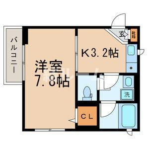 練馬区石神井町１丁目の賃貸マンションの間取り