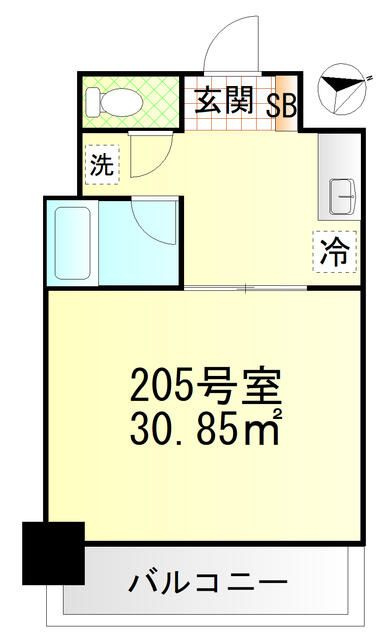 ノースヒルズ仲町台の間取り