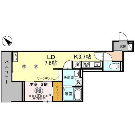 D-RESIDENCE東田町 の間取り
