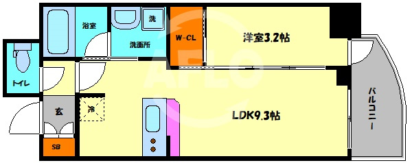 セレニテ堺筋本町リアンの間取り|セレニテ堺筋本町リアン　間取り