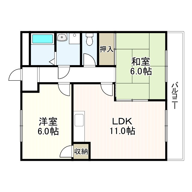 メゾンベルエールの間取り