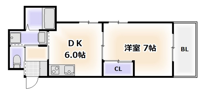 【間取り】 | クリスタルグランツ難波南ポルックス