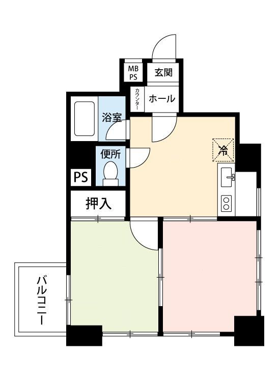 東武ハイライン両国の間取り|間取りです。