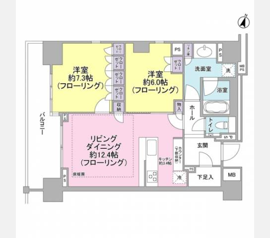 【間取り】 | ブランズ渋谷常盤松