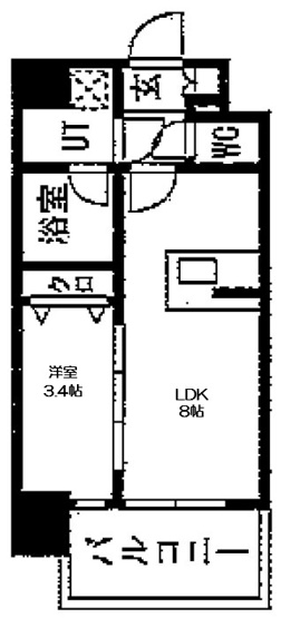 【間取り】 | エスリードレジデンス大阪福島シティスクエア