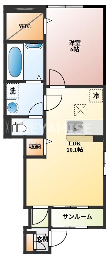 クレメントヴィラⅡの間取り