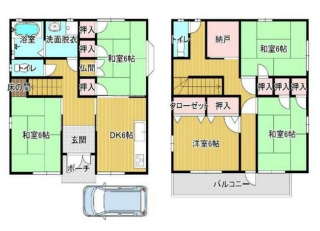 【間取り】 | 間取りは5SDKになります。
