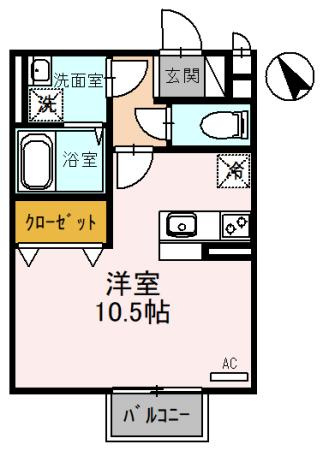 シェルズレイク日根野　の間取り