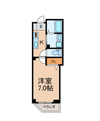 サクセルヒルズ　仲介手数料（賃料の1.10ヵ月）の50％OFF対象物件！の間取り