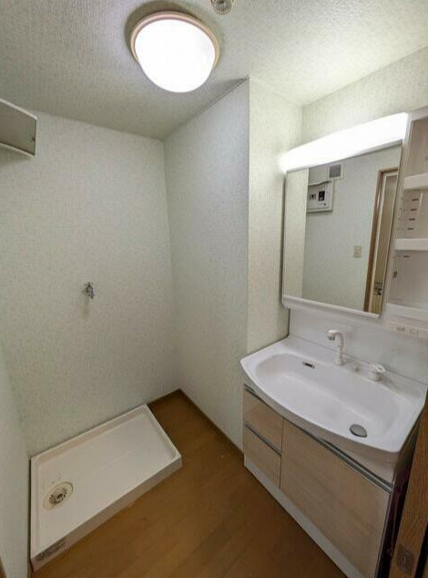 熊本市北区弓削５丁目の賃貸マンションの洗面所|使いやすい洗面所です