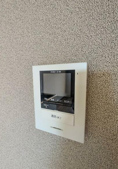 熊本市北区弓削５丁目の賃貸マンションのセキュリティ|モニター付き