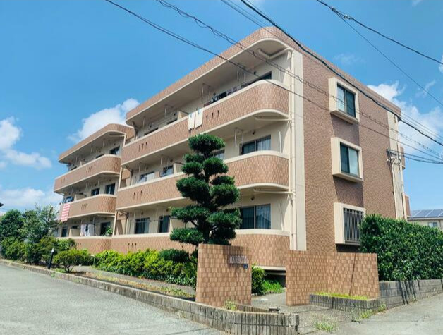 熊本市北区弓削５丁目の賃貸マンションの外観|外観も気になるポイント