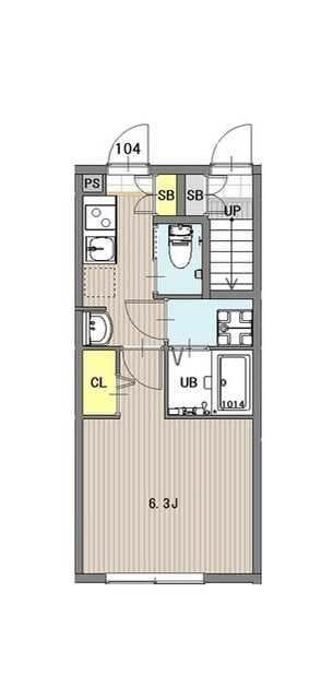 ミハス三軒茶屋Ⅲの間取り|間取りです。
