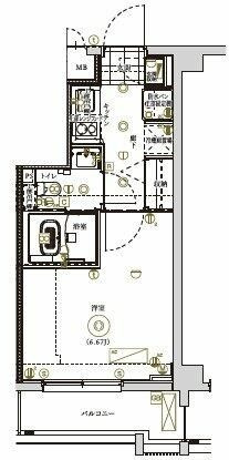 リライア横濱NORTH SIDEの間取り