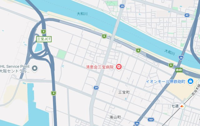 堺市堺区緑町　新築一戸建ての地図