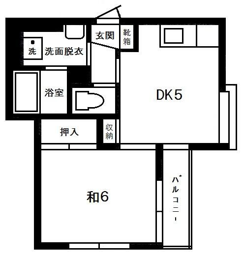 コスモプラザ富士見台の間取り