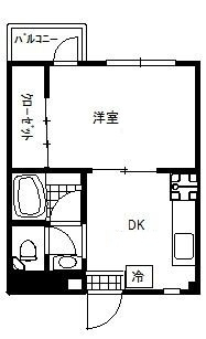 【間取り】 | ハイツ宇田川 | 間取りです。