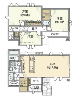 【間取り】 | 春日町２丁目戸建 | 間取りです。