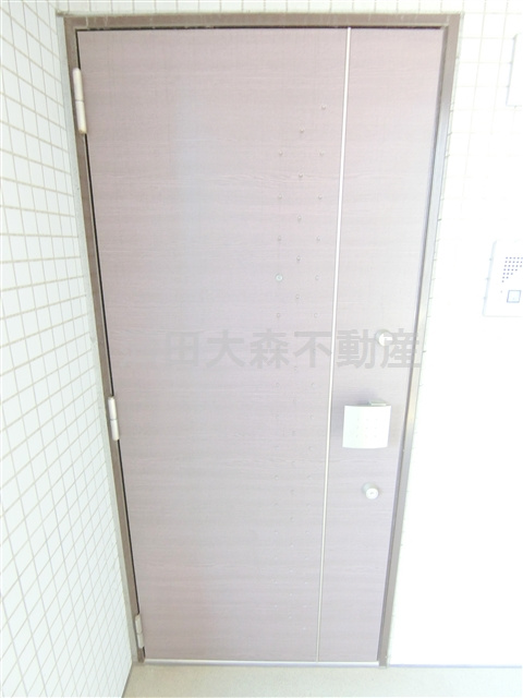 ライズコート大森町の玄関