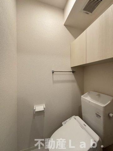ポラリス北浜　A棟のトイレ|※反転タイプのお写真です。