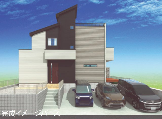 横浜市磯子区杉田8丁目 新築戸建て【仲介手数料無料】カースペース3台