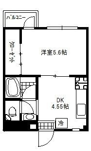 ハイツ宇田川の間取り|間取りです。