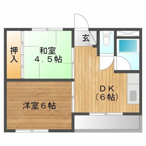 【間取り】 | 藤ハイツ