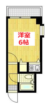 【間取り】 | 川崎ダイカンプラザシティⅡ | お部屋の間取りです。