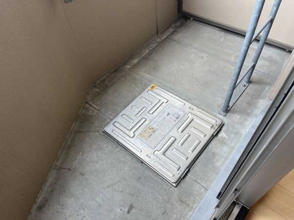 アスヴェル神戸元町海岸通のバルコニー