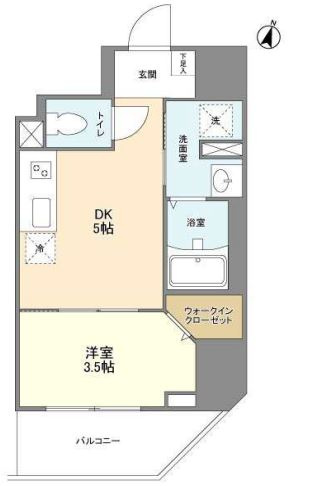 イルリッシュ西中島の間取り