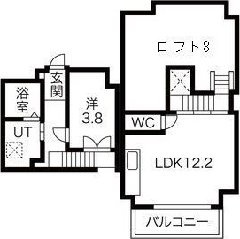 グランフォート新瑞橋の間取り