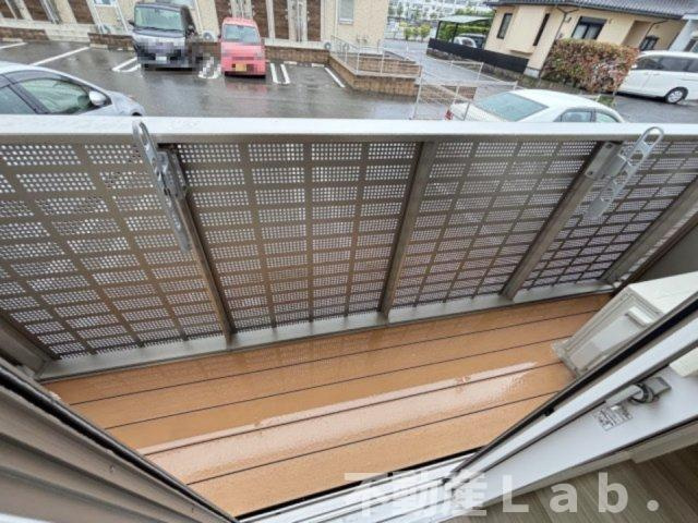 ポラリス北浜 B棟のバルコニー|※反転タイプのお写真です。