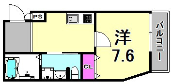 ノイヴェル塚本の間取り