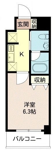 サンフル用賀の間取り|間取りです。