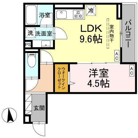D paina 犬蔵の間取り