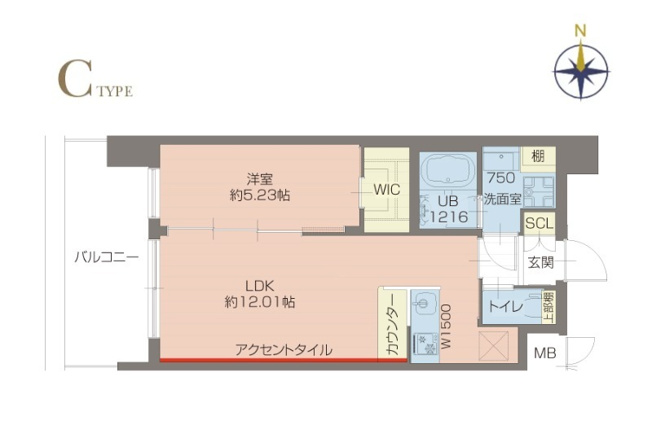 【間取り】 | プレジオ玉造