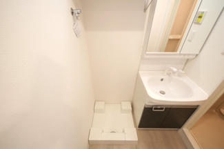 【設備】 | MELDIA CREST桜ノ宮Kirsch | 洗濯機置き場です
