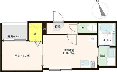 仮称)植田西三丁目の間取り