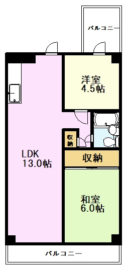 【間取り】 | 国立大東ビル