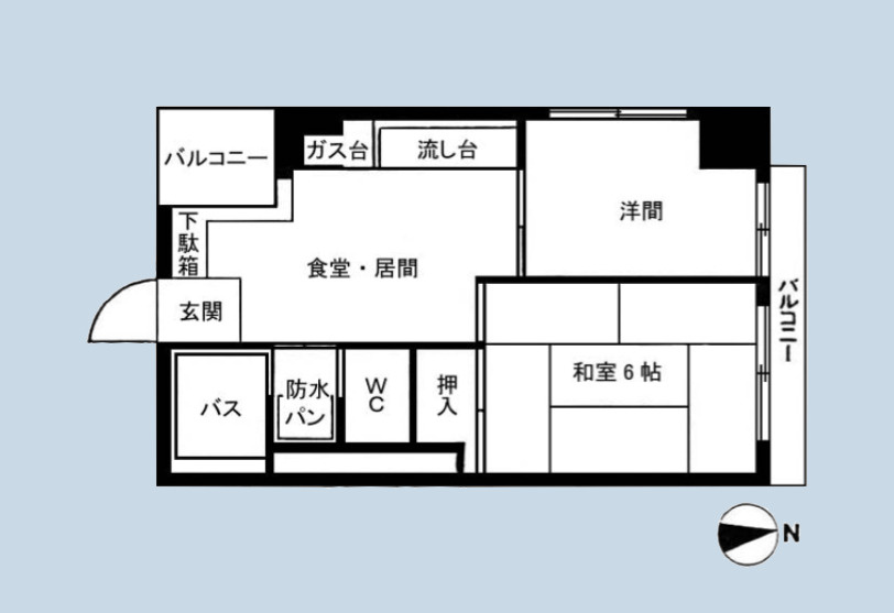 アネックス調布の間取り
