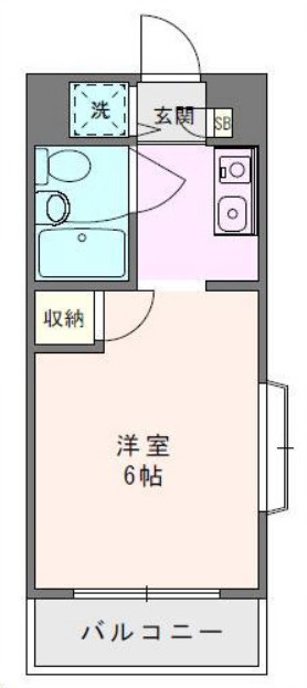 川崎市麻生区岡上４丁目の賃貸マンションの間取り