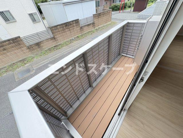 ラルーチェⅡのバルコニー|高崎、前橋のお部屋探しはエンドスケープまで！お客様の理想お聞かせ下さい♪