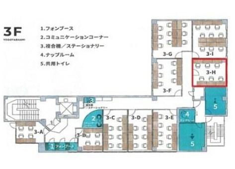 オフィッツ淀屋橋の間取り