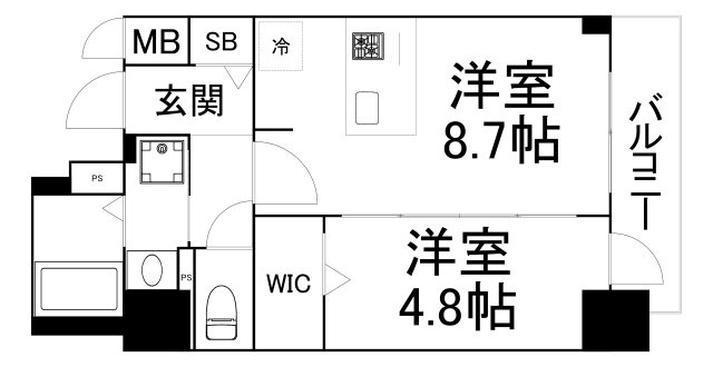 【間取り】 | アドバンス西梅田フォルン