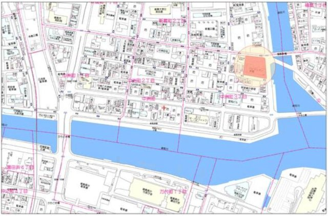 【地図】アビタシオン新蔵