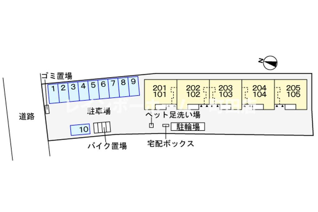 ココル※初期費用分割あと払いサービス利用可能物件の区画図