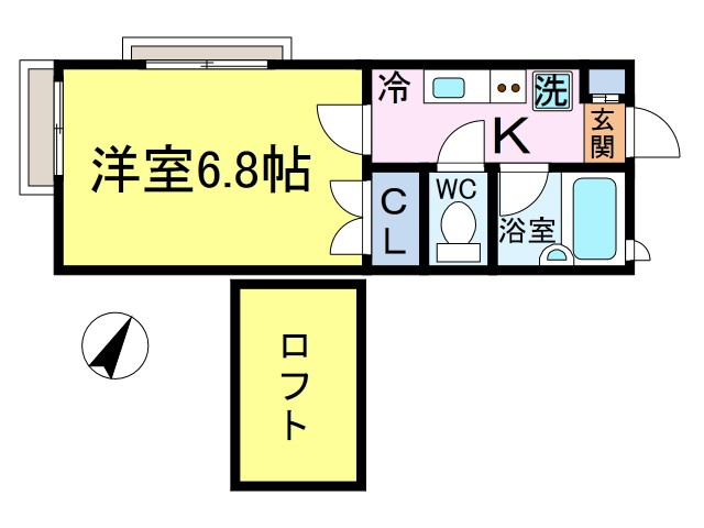 パレス東松本の間取り