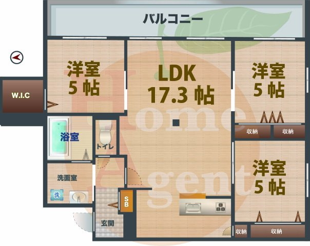 【間取り】 | アルページュ久我山 | 3LDKのお部屋です。