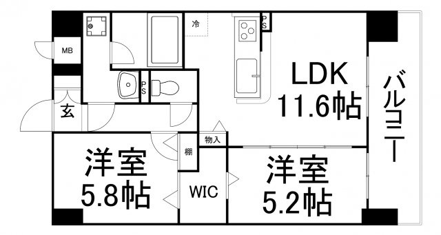 【間取り】 | ルミエール北梅田