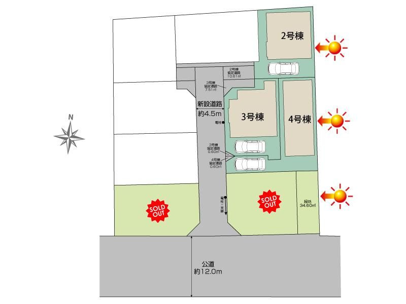 戸建 西東京市向台町２丁目の区画図